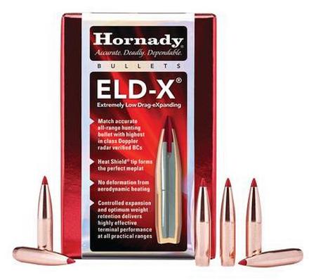 HORNADY ELD-X 7MM .284 150 GRAIN EXTREMELY LOW DRAG-EXPANDING 100 ROUNDS PER BOX - 2826