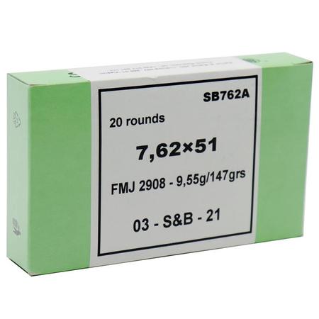 Sellier & Bellot Tactical 7.62x51 147 Grain FMJ | 20 Rounds