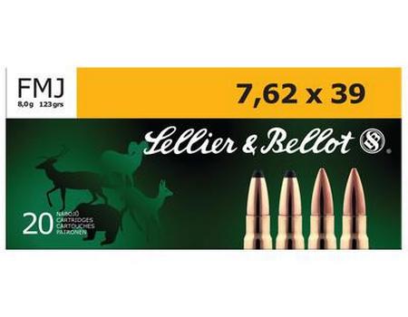 Sellier & Bellot 7.62x39mm 123 Grain FMJ | 20 Rounds