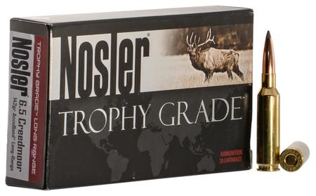 Nosler Trophy Grade Long Range 6.5 Creedmoor 142 Grain AccuBond | 20 Rounds