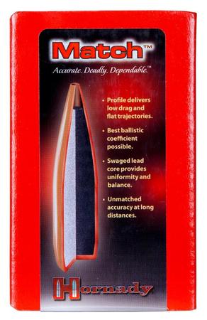 HORNADY MATCH 308 WIN 155 GRAIN BTHP 100 PER BOX - 3039