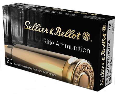 Sellier & Bellot 6.5 Creedmore 131 Grain SP | 20 Rounds