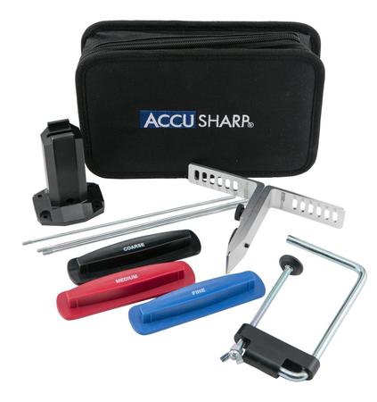 AccuSharp 3-Stone Precision Set Coarse, Medium, Fine Diamond, Alumina, Ceramic Sharpener Multi Color - 060C