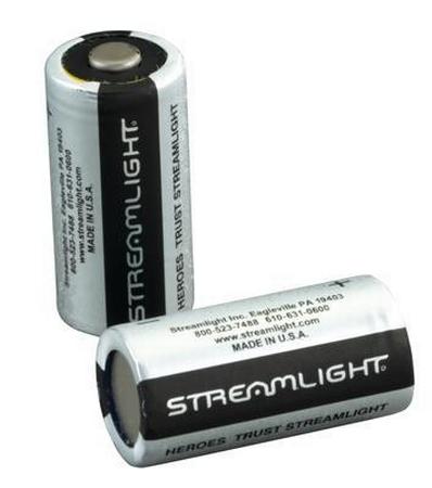 Streamlight Battery 3 Volt Li-ion CR2 2 Pack