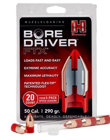 Hornady Bore Driver FTX  50 Cal Flex Tip eXpanding 290 gr 20pk