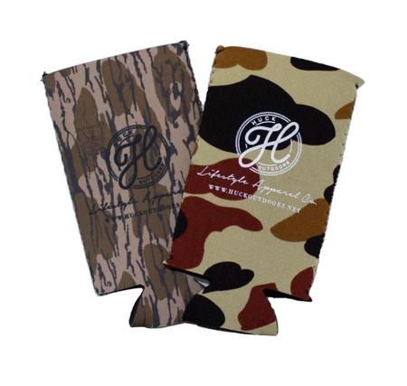 Huck Outdoors Slimcan Koozies Bottomland