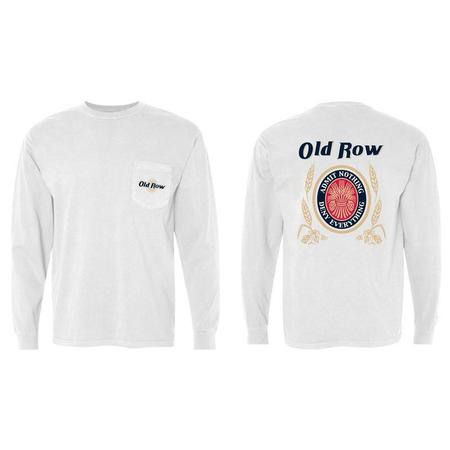 Old Row Retro Can Long Sleeve Pocket Tees - WROW077