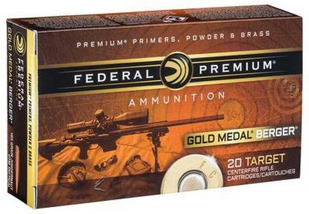 Federal Gold Medal 308 Win 185 Grain Berger Jugernaught OTM | 20 Rounds