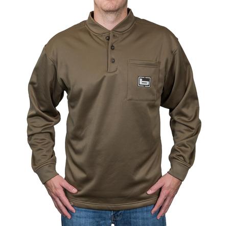 Banded Men's TEC Fleece Henley (Multiple Color Options)