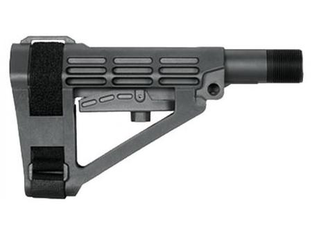 SB TACTICAL SBA4 PISTOL BRACE WITH MILSPEC CARBINE BUFFER TUBE 5 POSITION - SBA401SB