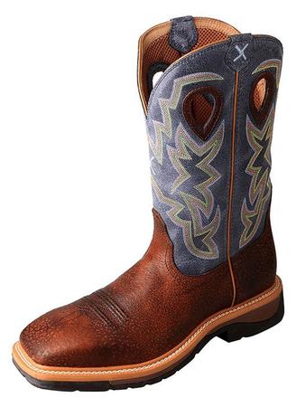 Twisted X Men's Steel Toe Lite Western Work Boots - MLCS016