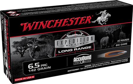 Winchester Expedition Big Game Long Range 6.5 PRC 142 Grain Accubond CT | 20 Rounds