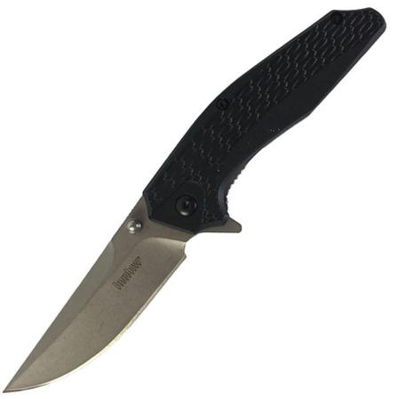 Kershaw Coilover Knife Drop-Point Plain Edge Blade With Flipper