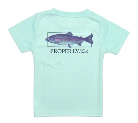 Properly Tied Yth Ss Trout Tee