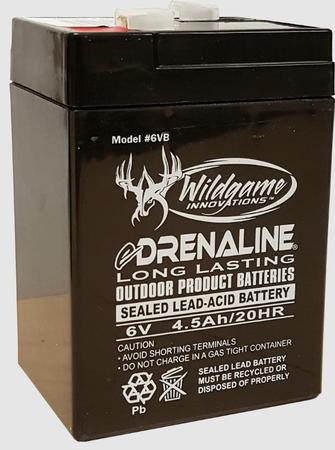 Wildgame Innovations Edrenaline 6V Tab Style Rechargeable Battery