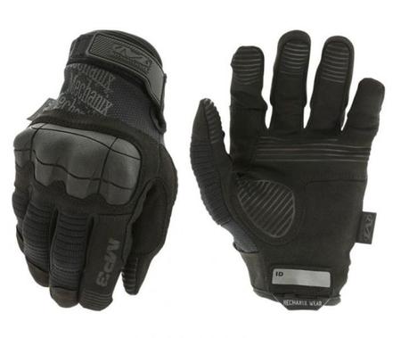 Mechanix Wear Mpact 3 Covert Large Black Synthetic Leather