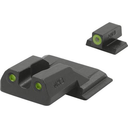 Meprolight Front & Rear Sights for S&W M&P Shield | Green | ML41770G