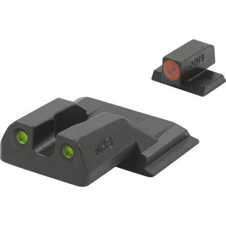 Meprolight TruDots Orange Front & Green Rear Sights | For S&W M&P Shield | ML41770O