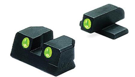 Meprolight Self Illuminated Fixed Night Sight Set | For Sig Sauer P Frames 9mm Pistol | ML10110G