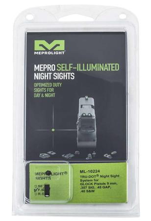 Meprolight Night Sight Front Only FIts Most Glocks | Green | ML10224G