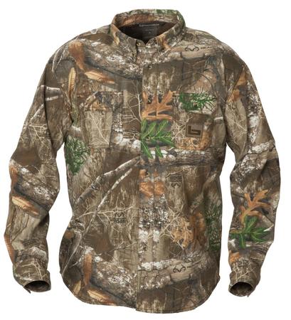 Banded Men`s Cotton Button-Up L/S Shirt Realtree Edge