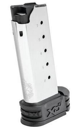 Springfield 6 Round Mid-Size Magazine With Black Sleeve For Backstraps 1 & 2 45 ACP