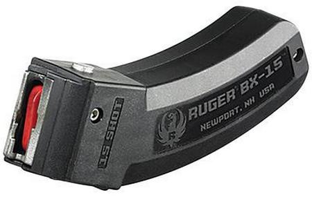 Ruger BX-15 15 Round Magazine For 22 LR Ruger 10/22/SR/American Rimfire/77/Charger Pistol