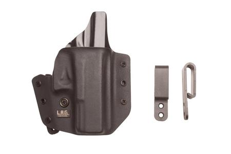 Crucial Concealment 1004 Covert  OWB Black Kydex Belt Loop Fits Sig P320X Carry Fits Sig P320 Carry Right Hand