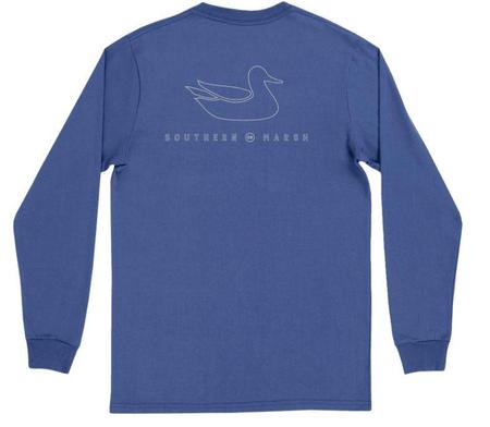 Southern Marsh Youth Long Sleeve Original Outline Shirts