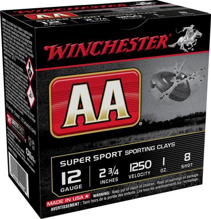 Winchester AA Sporting Clay 12 Gauge 2.75