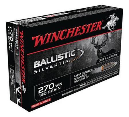 Winchester Ballistic Silvertip 270 Winchester 130 Grain RCEPT | 20 Rounds