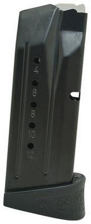 Smith & Wesson 12 Round Blued Magazine For M&P 9mm Compact