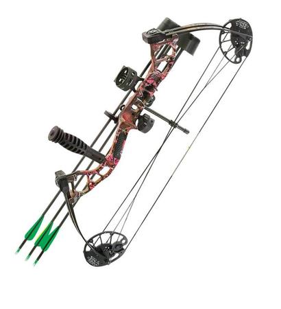 PSE RTS Miniburner Youth 25-40 LH Muddy Girl Purple Compound Bow