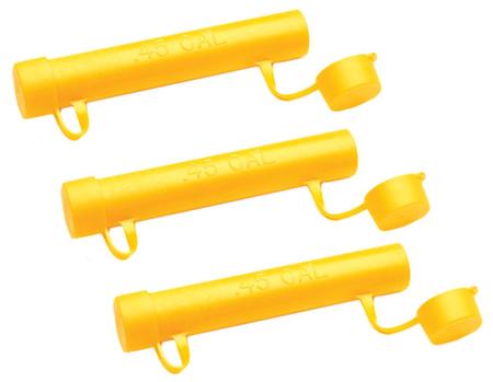 CVA AC1617 Speed Loader Magnum 45 Cal Pellets Yellow Plastic 3 Per Pack