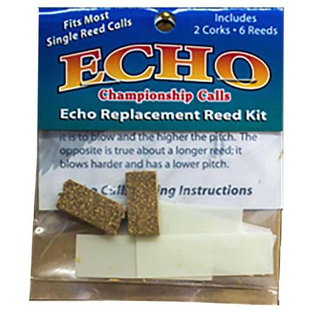 Echo Replacement Reeds- 2 Corks, 6 Reeds