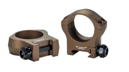 Warne Mountain Tech Fixed For Rifles 30mm Burnt Bronze Rings | 7213BB