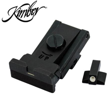 Kimber 1911 Adjustable Night Sight Set, Target Bar / Dot