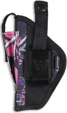 Belt and Clip Ambidextrous Holster For Most Mini Semi Autos Muddy Girl Camouflage