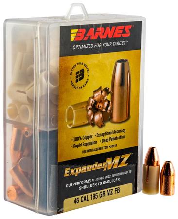 Barnes Expander MZ Muzzleloader 45 Cal Hollow Point 195 Grain | 24 Rounds