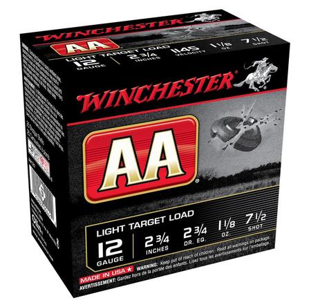 Winchester AA Light Target Load 12 Gauge 2.75