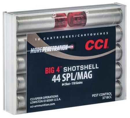 CCI 3718CC Big 4 Shotshell 44 Special Shotshell #4 Shot 10 Bx