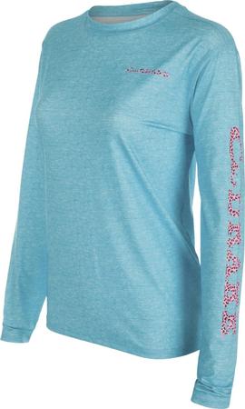 Drake Womens Ls Performance Crew Heather