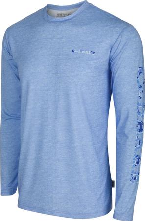 Drake Youth Performance LS Crew Heather Shirt