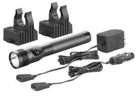 Streamlight Stinger DS LED HL Dual Switch Rechargeable Flashlight w/ Two AC/DC Holders