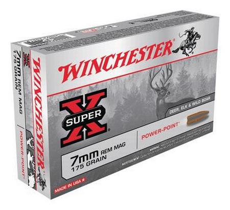 Winchester Super-X 7mm Remington Magnum 175 Grain PP | 20 Rounds