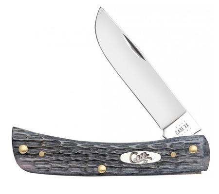 Case Sod Buster Jr Knife 58412 Pocket Worn Gray Bone CV