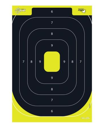 EZ-Aim Splash Reactive Target IPSC Silhouette Paper Hanging 12.50