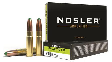 Nosler BTA Ammunition 300 AAC Blackout 220 Grain Ballistic Tip