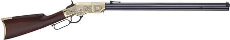 Henry Repeating Arms Original Deluxe Engraved 25th Anniversary 44-40 Win with Engraved Polished Hardened Brass Receiver H011D-25