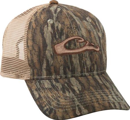 Drake 6 Panel Camo Mesh Back Cap